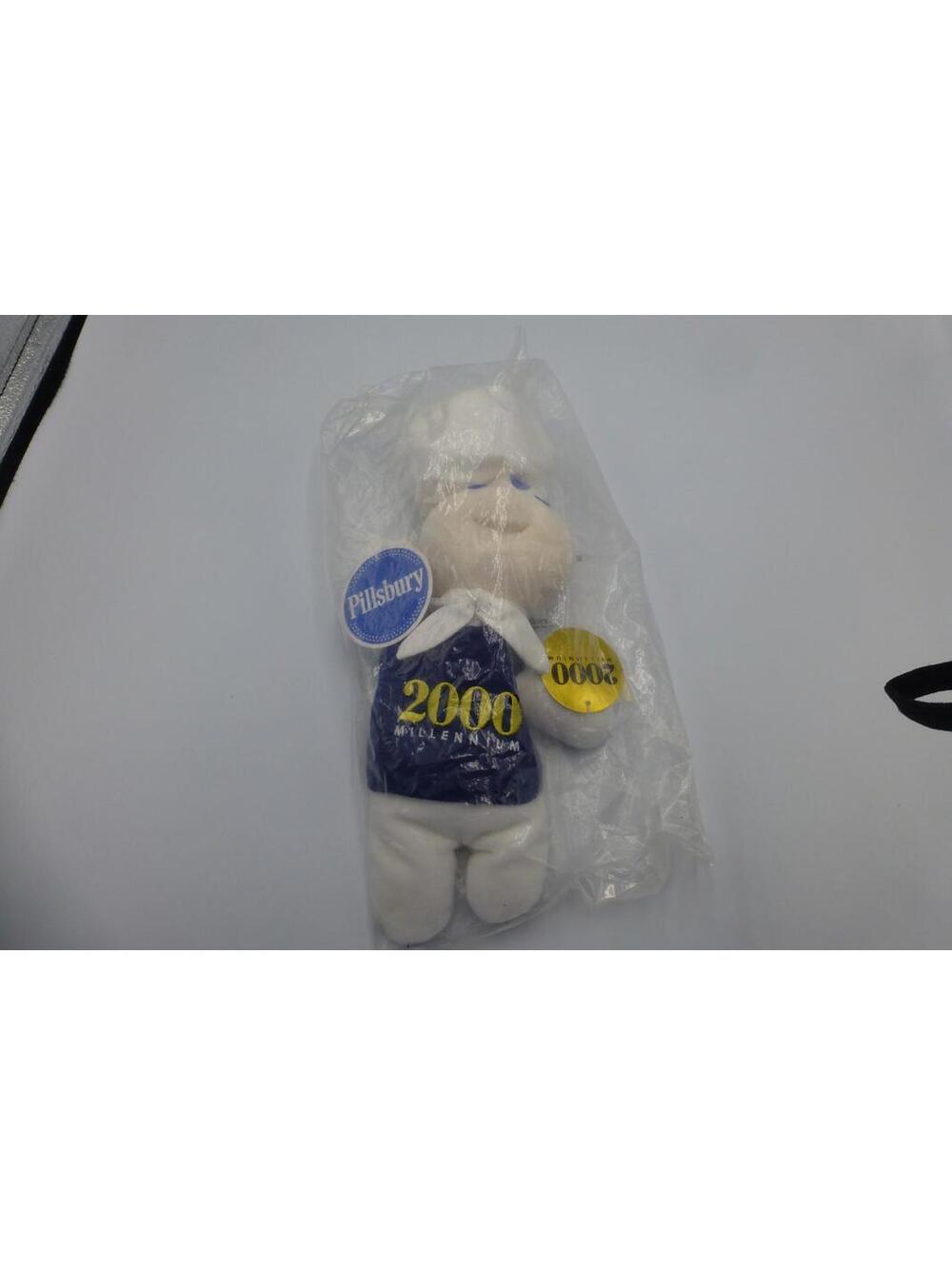 Vintage Pillsbury Doughboy Plush 2000 Millennium Bean Bag New in Bag C11